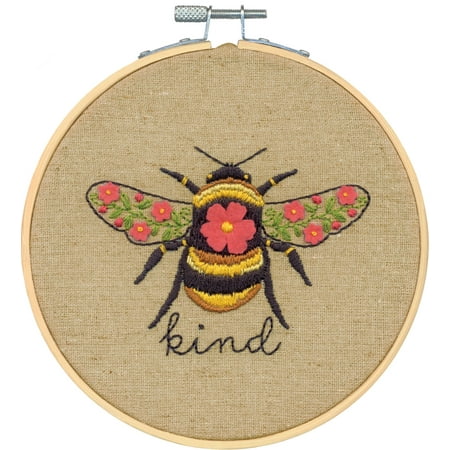 UPC: 0088677762926 | Dimensions® Bee Kind Stamped Embroidery Kit