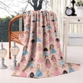 thumbnail image 2 of Colorful Princess Dance Pattern Blanket,Comfortable Soft Lamb Wool Throw Blanket,All Season,Warm Lightweight Blankets for Sofa Bed Couch Living Room Chair,40"x50", 2 of 4