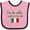 Pink and Black, variant on Inktastic So Cute Italian Boys or Girls Baby Bib