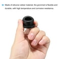 thumbnail image 4 of 6Pcs T Shape Rubber Grommet Mount Dia 25mm ID 15mm H 15mm Seal Protection Hole Plugs Cable Pipe Black, 4 of 5