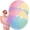 Multicolor, variant on 2 Pcs 60 Inch Giant Inflatable Beach Ball, Pastel Macaron Large Inflatable Float, Jumbo Pool Playground Balls, Summer Outdoor Games, Water Pool Beach Party Favor
