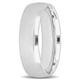 thumbnail image 3 of Everly Men's 14k White Gold Wedding Ring, 3 of 8