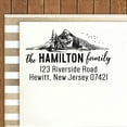 thumbnail image 4 of Printtoo Custom Mountain Monogram Invitation Self Inking Family Address Rubber Stamp Gift Idea, 4 of 6