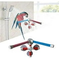 thumbnail image 3 of SUTENG Double Suction Cup Shower Perch Window Wall Stand for Bird Parrot Cockatiel Conure Macaw African Cockatoo Lovebirds Bath Toy Accessories(Ramdom Color), 3 of 5