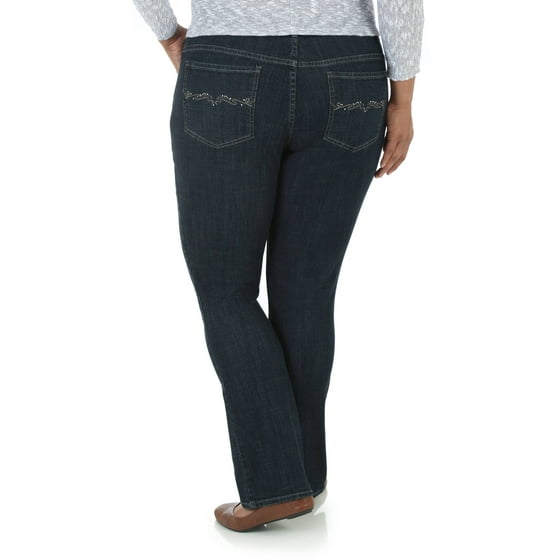 Riders by Lee Womens' Plus-Size Slender Stretch Bootcut Jean - Walmart.com
