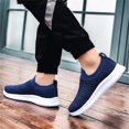 thumbnail image 5 of Men's Knitted Walking Shoes Lightweight Wide Width Sneakers Indoor Outdoor Workout Running Shoes Breathable S𝗅ip On Trainers Shoes Casual Non-S𝗅ip Athlet𝗂c Shoes, 5 of 9