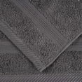 thumbnail image 3 of Superior Smart Dry 2-Piece Zero Twist Soft Cotton Bath Sheet Set, Quick Dry Fade Resistant, Grey, 3 of 11