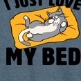 thumbnail image 3 of Instant Message - Cat Mom - I Just Love My Bed - Women's Racerback Tank Top, 3 of 6