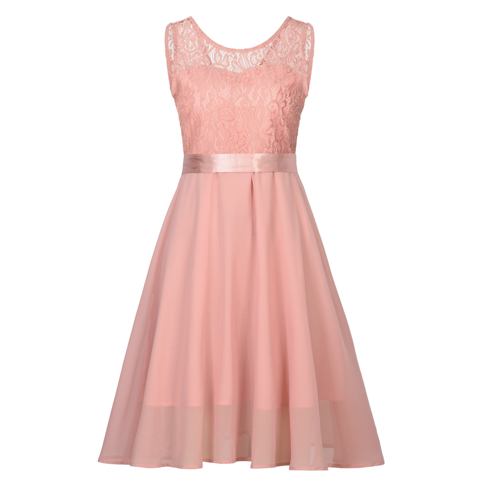 VKEKIEO Wedding Guest Dress,Sleeveless Party Dress,for Weddings, Casual