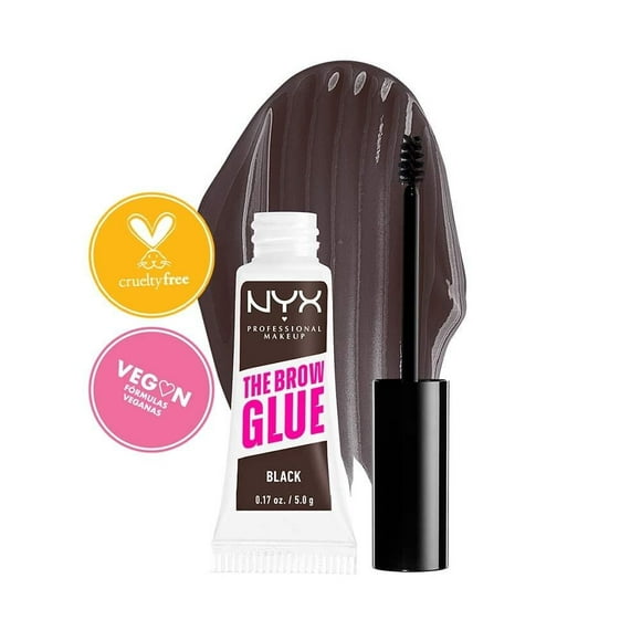 Gel Fijador de Cejas Nyx Professional Makeup The Brow Glue Black 5 g