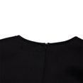 thumbnail image 6 of Sngxgn Women's Print A-Line Mini Dress Long Sleeves(Black,S), 6 of 9