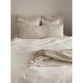 thumbnail image 4 of Cozy Cotton Beige Boucle Body Pillow Pillow Cover / Beige, 4 of 5