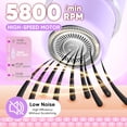 thumbnail image 2 of HATTEKER 2-in-1 Women's Trimmer & Lady Shaver, Dual-Head Design, Precision Trimmer for Face & Body, IPX6 Waterproof, Purple, 2 of 11