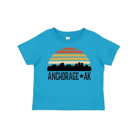 

Inktastic Anchorage Alaska Skyline Gift Toddler Boy or Toddler Girl T-Shirt