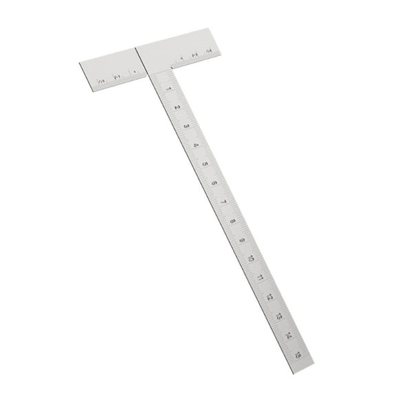 colaxi T Square Ruler Measuring Tool Measurement Engineering 90 Degree Stainless Steel Drafting Tool for Drawing Engineer DIY Crafts