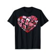 thumbnail image 2 of Valentine's Day Heart Print T-Shirt - 100% Cotton, Breathable & Soft, Casual Fit for Men & Women, Perfect Gift for Couples, 2 of 6