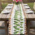 thumbnail image 4 of Summer Botanical Table Runner 70 Inches, Watercolor Acorn Spring Plant Leaves Bed Runner Dresser Scarves Tabletop for Indoor Outdoor Parties/Ceremony/Banquet, 13" x 70", 4 of 9