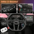 thumbnail image 7 of Kerry Yoo SU5 Kids UTV, 24V 4WD Powered Ride on Electric Car for Toddler, with Remote Control, Bluetooth Music-Pink, 7 of 7