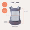 thumbnail image 5 of Beco Portabebés para niños pequeños con asiento extra ancho - 100% poliéster Malla de rendimiento 3D Estilo mochila para niños pequeños y transporte frontal - Portabebés liviano y transpirable - Porta, 5 of 5