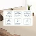 thumbnail image 2 of Kotton Culture 1000 TC Egyptian Cotton Twin Size Bed Sheet Set | Ivory, 2 of 4