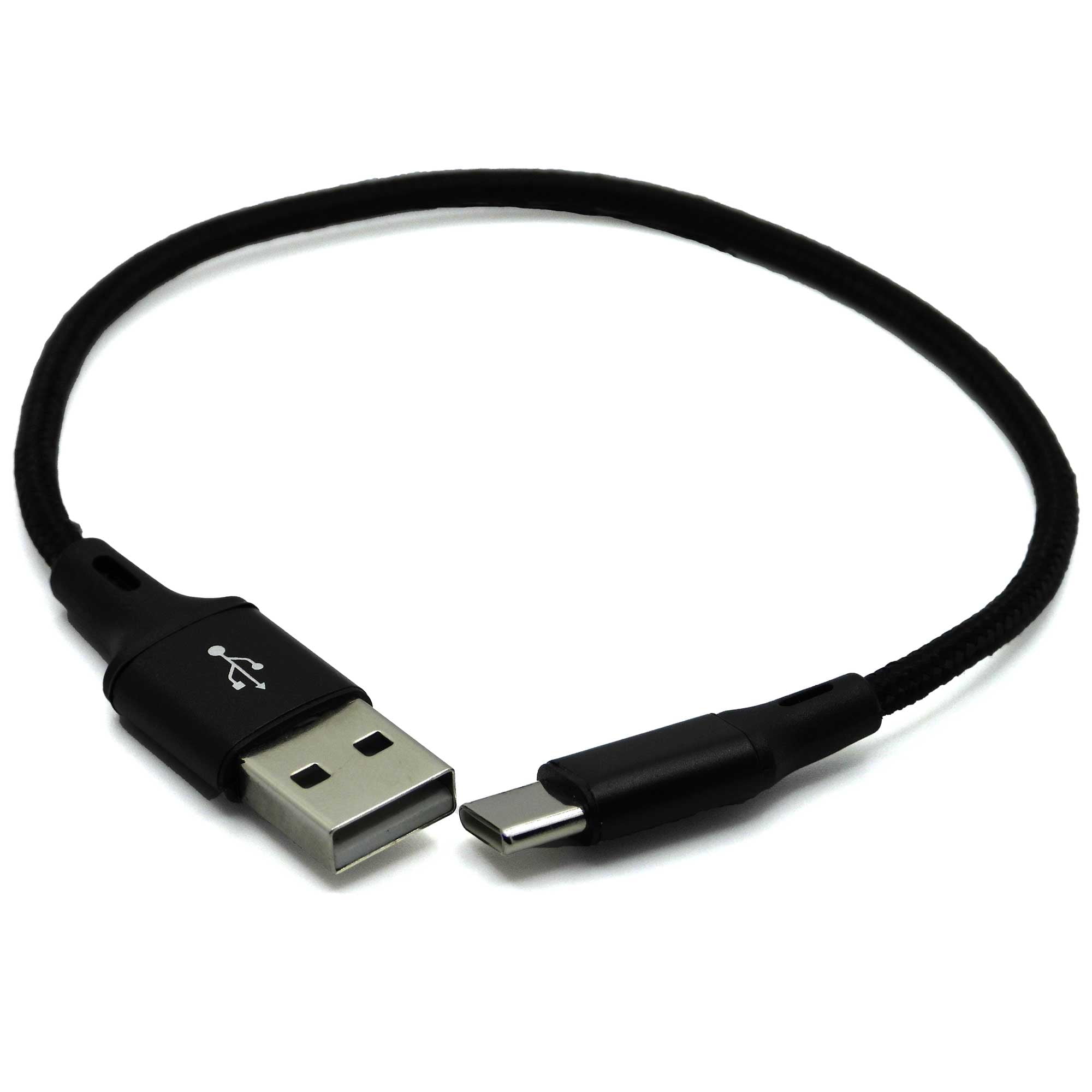 USB Type C Cable 0.8ft LEGITTECH USB to USBC Cable Fast Charging Cable, Black