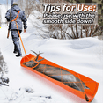 thumbnail image 7 of Thickened Deer Drag Sled for Hunting - Tear- Heavy Duty Game Glide Carry Cart & 13ft Harness Dragging Strap, 7 of 7