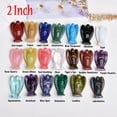 thumbnail image 2 of MATROOY 2" Natural Quartz Crystal Angel Stones Healing Reiki Gemstone Mineral Specimens-Rose Quartz, 2 of 9