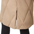 thumbnail image 2 of Mondetta Women's Long Diamond Quilted Parka Down Fill Tan L, 2 of 8