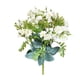 thumbnail image 1 of Decoración floral artificial Centro de mesa Hogar Hotel Ramo de flores falsas Fiesta de bodas Flor de tela de seda, Blanco kenally HA6704-01B, 1 of 6