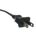 thumbnail image 5 of 10 feet Notebook/Laptop Power Cord, Non-Polarized NEMA 1-15P Male to C7 Female Plug, 2 Pin, 18 AWG, 10 Amp, Laptop Power Supply Cable, Black, CableWholesale, 5 of 5