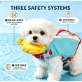 thumbnail image 3 of Dog Life Vest, High Buoyancy Breathable with Puppy Boating, Water Safety | Puppy Buoyancy Suit for Animal Lovers Trainers Boaters Kayaking Canoeing Fishing Trip Sailing Camping River Lake 43-56cm, 3 of 6