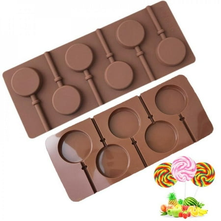 

ZEROFEEL DIY Silicone Round Lollipop Mold Chocolate Decoration Cake Candy Pastry Baking Tool Supplies Kitchen Baking Soap Jelly Mold