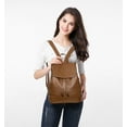 thumbnail image 6 of HuaAngel Backpack Purse for Women Leather Drawstring Anti-theft Shoulder Bag Fashion Multipurpose Travel Bag, 6 of 7