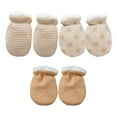 thumbnail image 2 of 3 pares de guantes para bebés, guantes cálidos para manos de bebé, guantes para rascar, guantes para rascar, guantes Unisex para bebés, guantes de algodón para recién nacidos Xemadio 2034352, 2 of 9