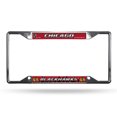 thumbnail image 1 of Cadre de Plaque d'Immatriculation Chicago Blackhawks Chrome EZ View, 1 of 1