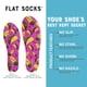 thumbnail image 4 of Calcetines planos No Show Socks Taco 'Bout It, lavables para hombre y mujer, 4 of 6