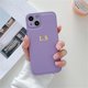 thumbnail image 3 of Customized Initials Fluorescent Green Leather Case For iPhone 15 14 Pro Max 13 12 11 XS MAX XR 7 Plus Luxury Personalised Cover, 3 of 5