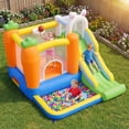 thumbnail image 1 of Gymax Rabbit Inflatable Playground w/Climbing Wall Slide & Ball Pit 370W Blower, 1 of 10