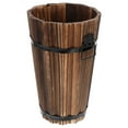 thumbnail image 3 of MasteelfCA Multipurpose Wooden Flowerpot Durable Wooden Flowerpot Retro Flower Planter, 3 of 9