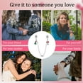 thumbnail image 3 of MULA 925 Sterling Silver DIY Charm Safety Chain fit Bracelet 5A Zircon Christmas Tree Bell for Women Jewelry Making, 3 of 5