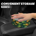 thumbnail image 4 of Wukai Pineapples with Palm Leaves Print Car Trash Can - Easy to Clean Hanging Garbage Bin - Removable Liner - Leak-Car Garbage Can - Waterproof Trash Can for Car and SUV, 4 of 7