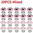 thumbnail image 1 of 20/1PCS Multifunctional Toilet Press Button Self-Adhesive Cat Shape Avoid Touching Toilet Lid Handle Cabinet Handle Home Decor 20PCS-Mixed, 1 of 6