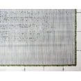 thumbnail image 7 of Unique Loom Outdoor Modern Collection Area Rug - Ombre (2' x 6' 1" Runner Green/Ivory), 7 of 7
