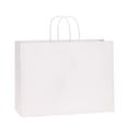 thumbnail image 1 of Bolsa de papel Dream Kraft de 16 x 6 x 12 pulgadas, 50 unidades con asas, color blanco, 1 of 6