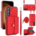 thumbnail image 1 of Samsung Galaxy S23+ Funda Protectora con Bloqueo para Billetera Funda con Tapa Magnética Bolsillo con Ranuras para Múltiples Tarjetas con Correa para el Hombro y Correa para la Muñeca Desmontables, 1 of 7