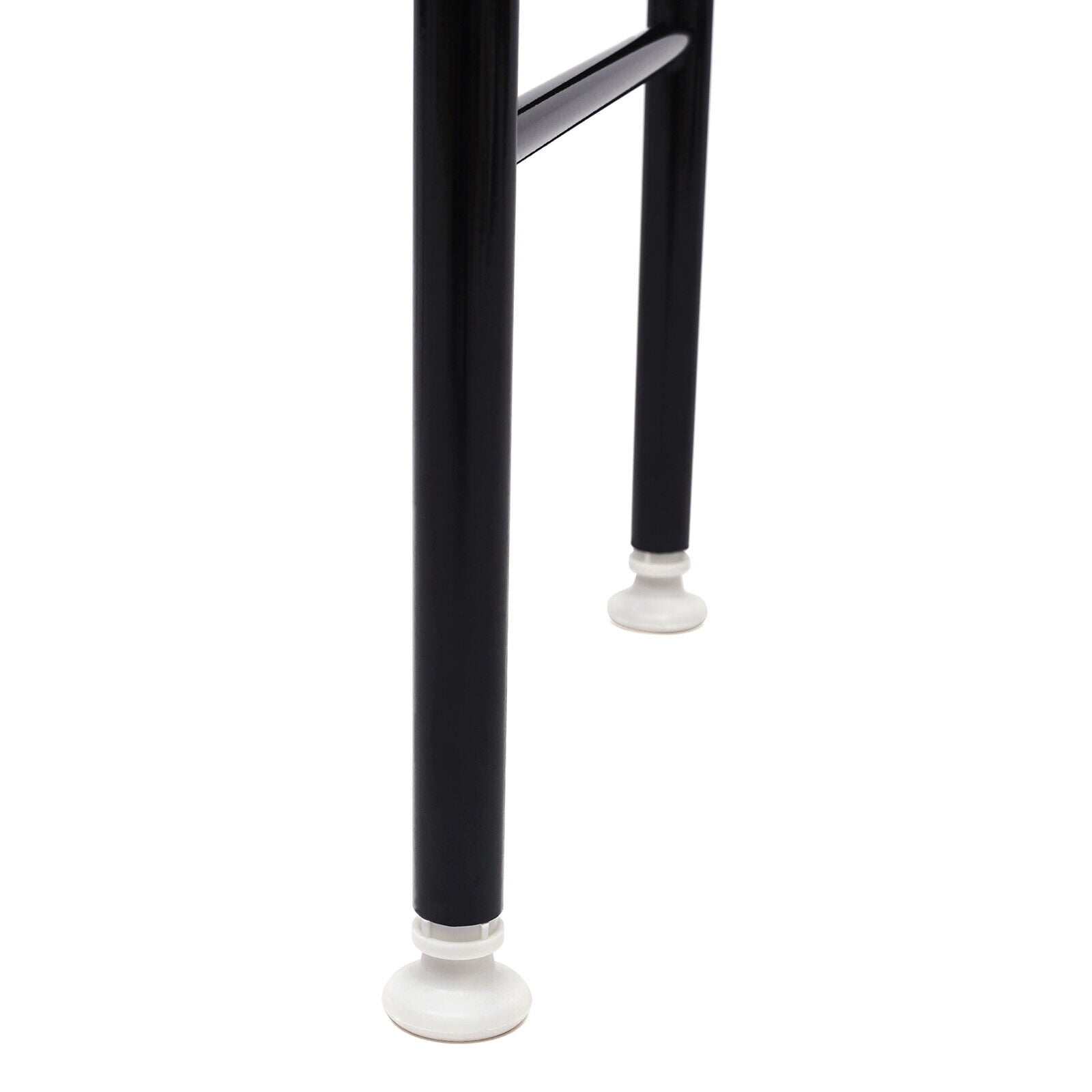 4-Tier Over The Toilet Storage Rack, Freestanding Bathroom Over Toilet Shelf Organizer Rack 63.2in Black