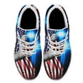 thumbnail image 2 of God Bless America Print Sneakers Lightweight Comfortable Running Shoes for Men Women White Size 13, 2 of 7