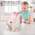 thumbnail image 2 of Juguete Conejo Peluche Conejito Realista Pet Regalos Pascua para () White, 2 of 9