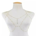 thumbnail image 4 of Rhinestone Party Bra Chains Body Chain Body Jewelry para mujeres y niñas TUNC Sencillez, 4 of 4