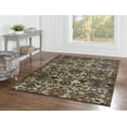 thumbnail image 2 of Linon Home Decor Illusions Area Rug Collection, Gold and Burgundy, 5' x 8', 2 of 5